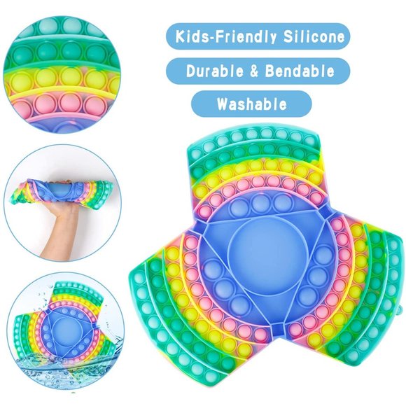 Popit Rainbow Chess Board Popper Easter Fidget Toy - Picture 4 of 5